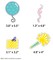 Carson Dellosa Happy Place 73 pc Bundle of Birthday Decorations, Monthly Calendar Headers, Confetti, Cupcakes, Presents, and Balloon Cutouts for Party, Classroom, Bulletin Board, and Wall Decor